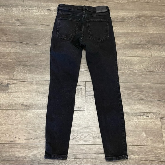 Everlane High Rise Washed black Stretch Skinny jeans Size 28. - Picture 3 of 11